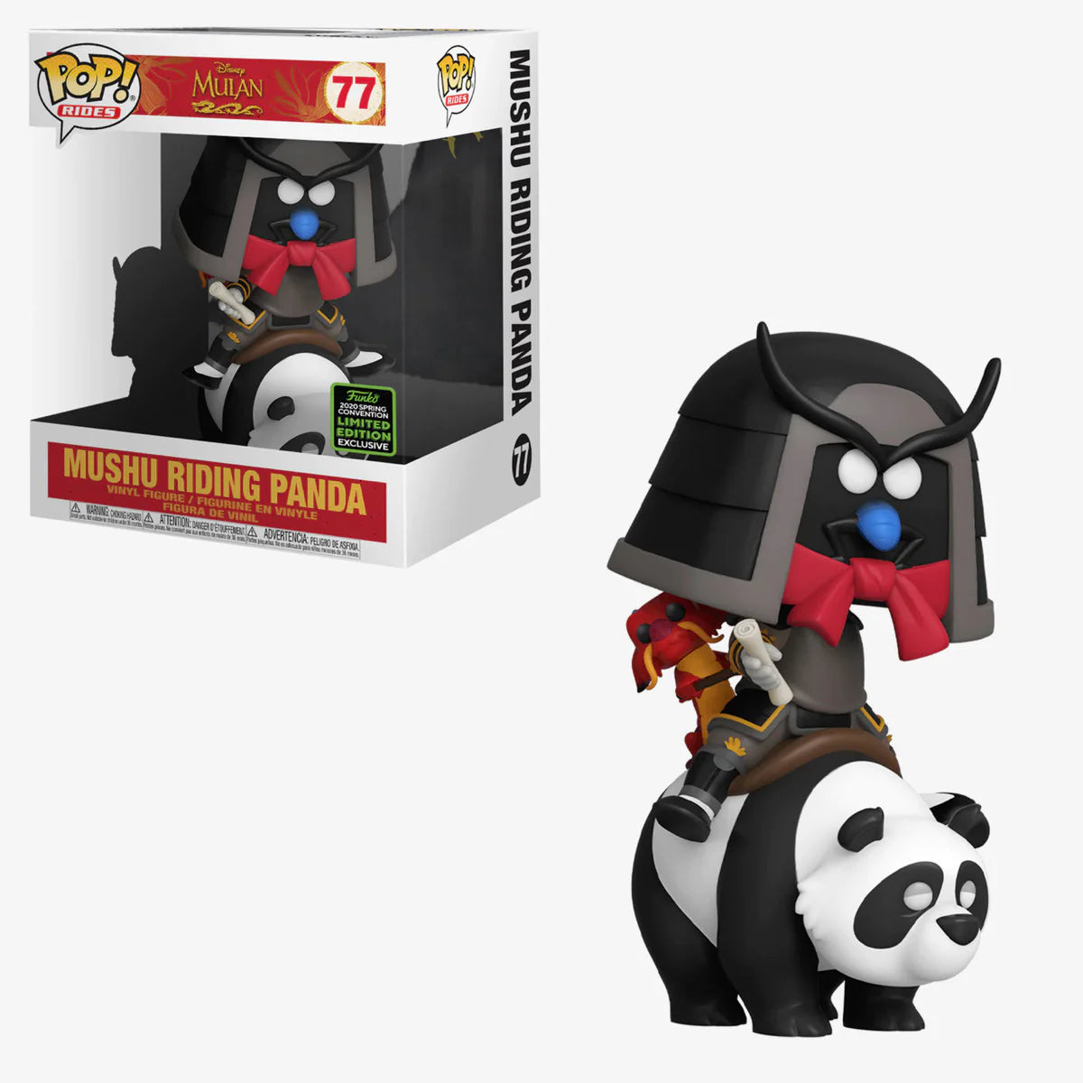 Funko Pop! Mushu Riding Panda (2020 Spring Convention) #77