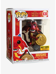Funko Pop! Mulan: Mushu (Diamond Collection) [Hot Topic Exclusive] #630