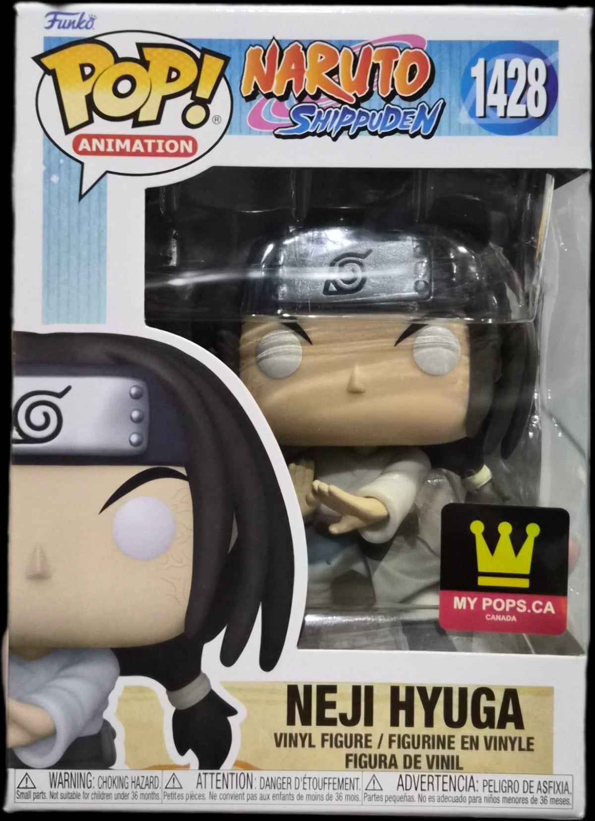 Funko Pop! Naruto Shippuden: Neji Hyuga (My Pops Exclusive) #1428