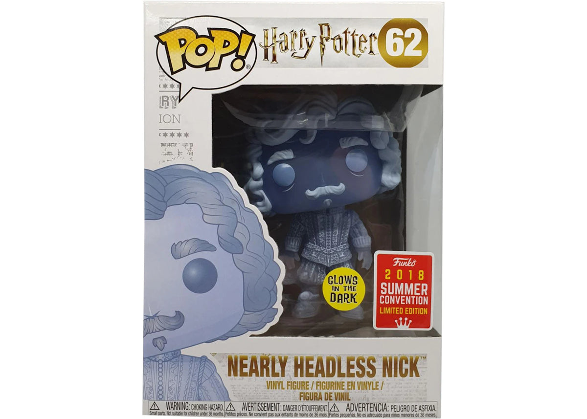 Funko Pop! Harry Potter: Nearly Headless Nick (Glows) [2018 Summer Convention] #62