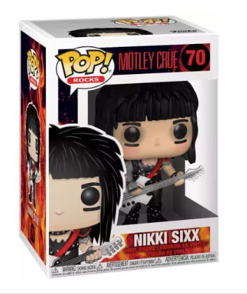 Funko Pop! Rocks – Nikki Sixx (Mötley Crüe) #70