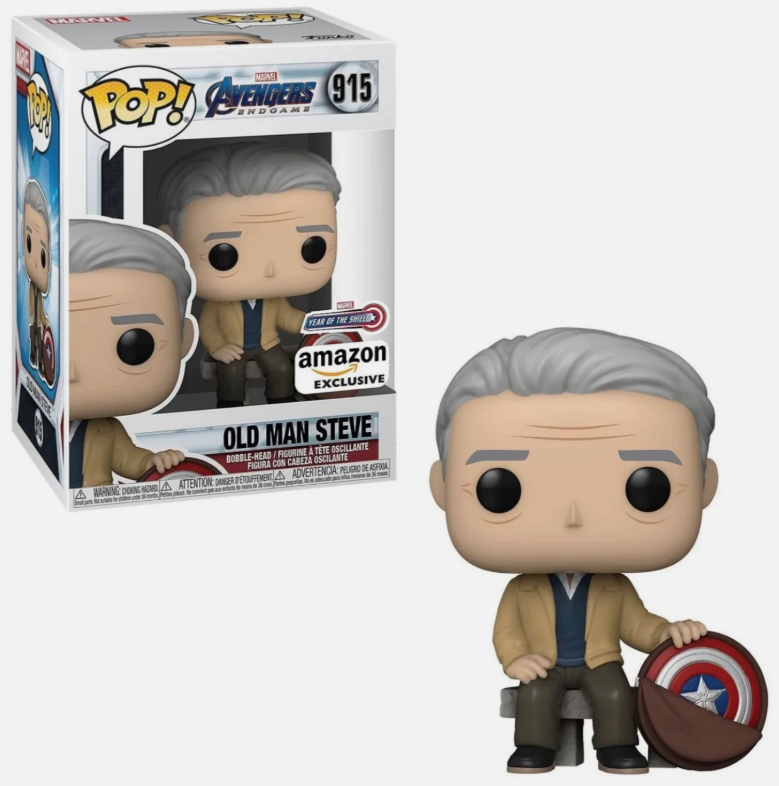 Funko POP! Marvel: Avengers Endgame - Old Man Steve #915 (Year Of The Shield)(Amazon)