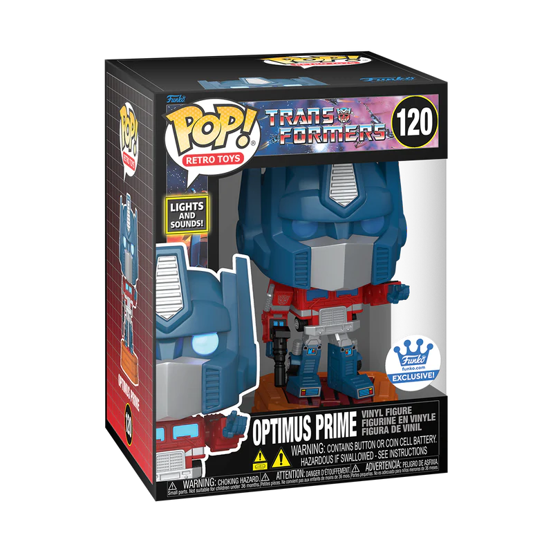Funko Pop! Transformers: Optimus Prime (Exclusive) [Lights and Sounds!] #120