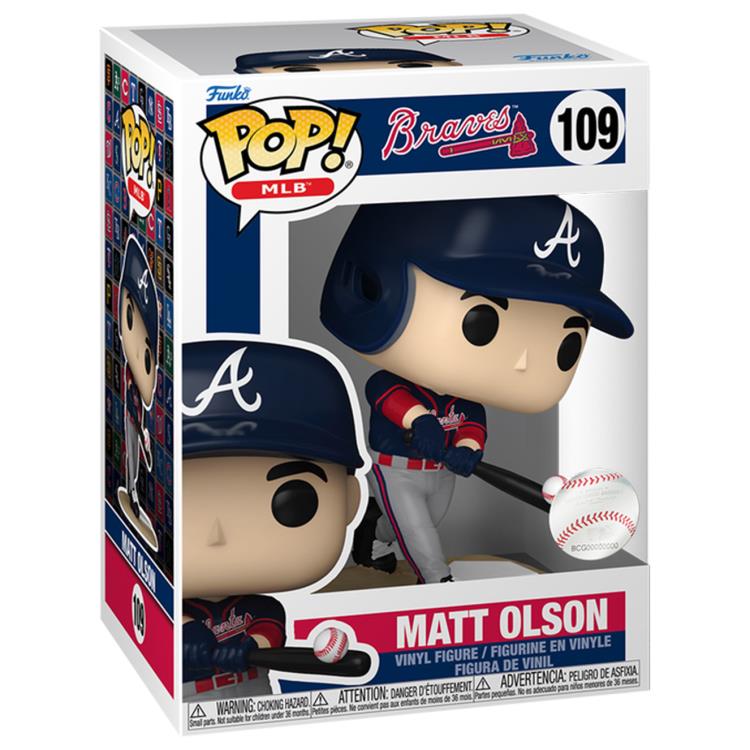 Funko Pop! MLB Atlanta Braves Matt Olson #109 in retail box