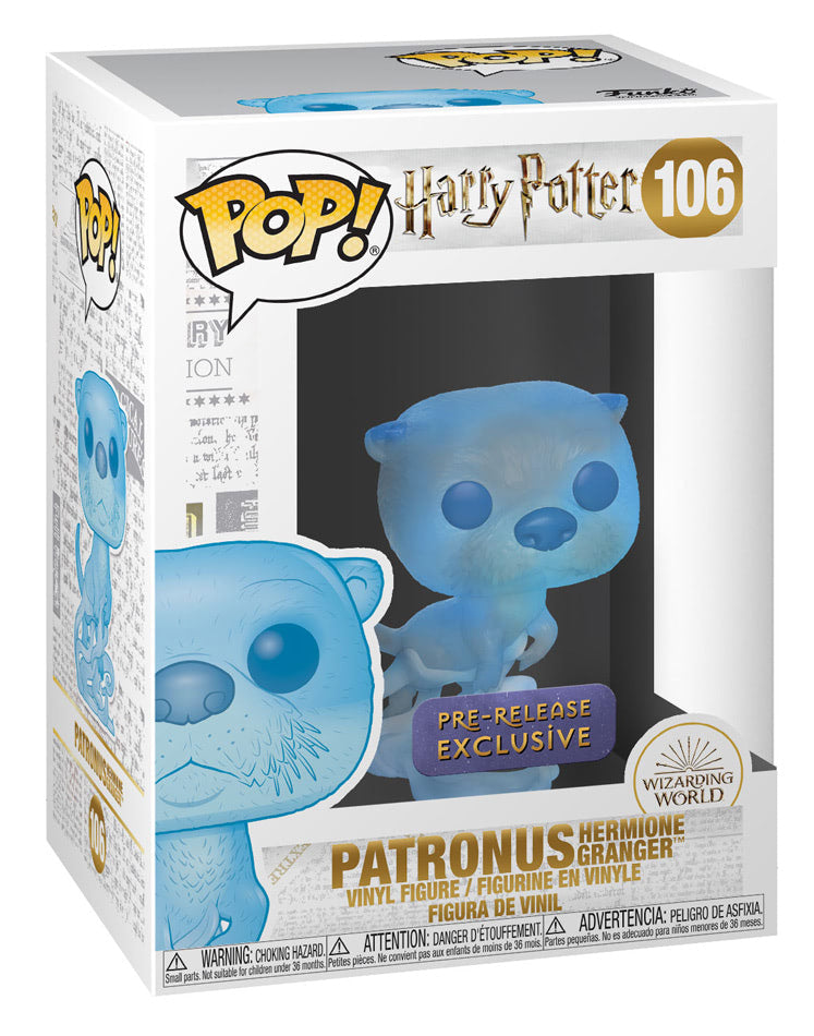 Funko Pop! Harry Potter Patronus Hermione Granger Pre-Release Exclusive #106 in box
