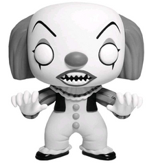 Funko Pop! Movies: IT The Movie - Pennywise (Black & White Special Edition) #55