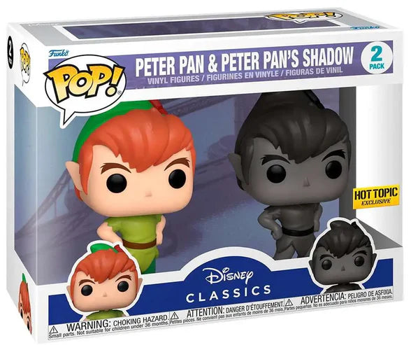 Funko Pop! Peter Pan & Peter Pan's Shadow (Hot Topic Exclusive) [2-Pack]