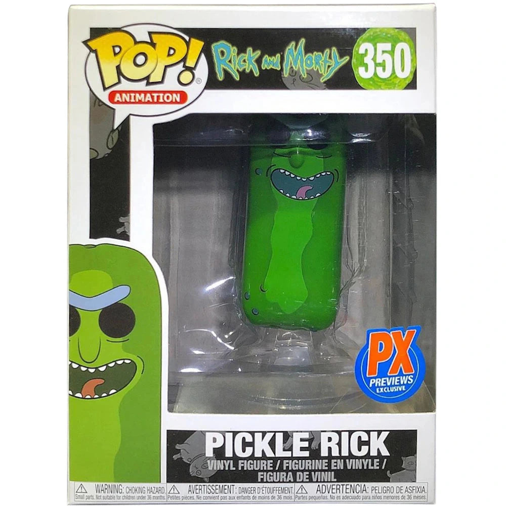Funko Pop! Rick and Morty: Pickle Rick (PX Exclusive) #350
