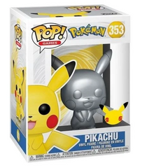 Funko Pop! Games: Pokemon - Pikachu (Metallic Silver) #353