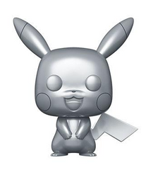 Funko Pop! Games: Pokemon - Pikachu (Metallic Silver) #353