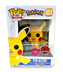 Funko Pop! Pokemon: Pikachu (Flocked) [EB Exclusive] #353