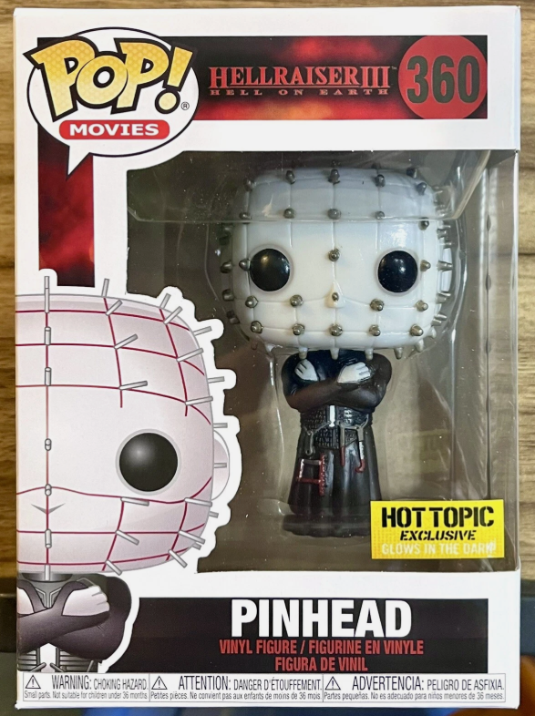 GITD Pinhead Funko Pop #360 Hellraiser III Hot Topic Exclusive