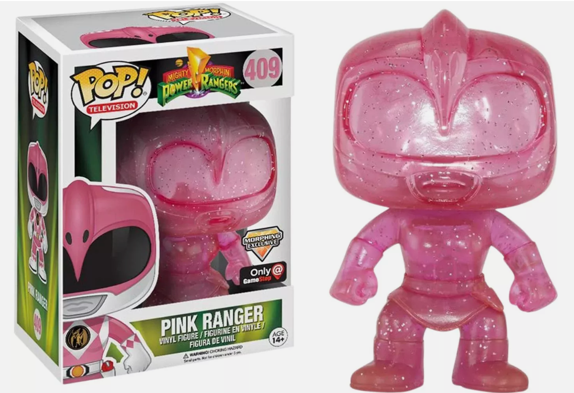 Funko Pop! TV 409 Power Rangers Pink Ranger Morphing Exclusive Vinyl Figure