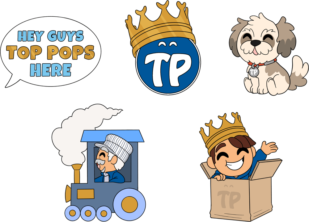 Youtooz - Top Pops Pin Set Collector's Edition