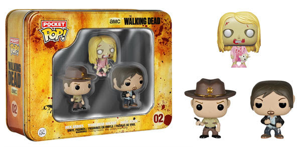 Funko Pop! Pocket - Rick Grimes, Teddy bear walker, Daryl Dixon #02