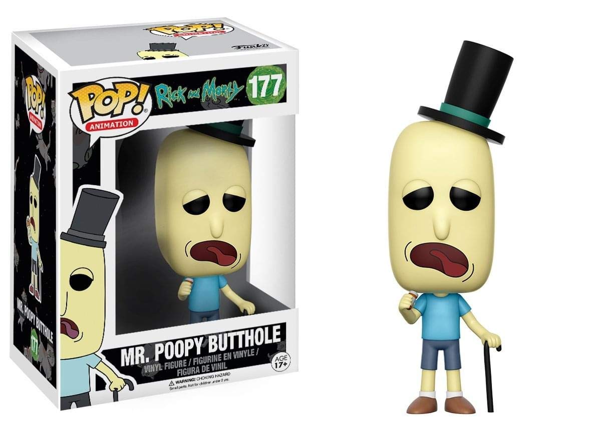 Funko Pop! Rick and Morty: Mr. Poopy Butthole #177