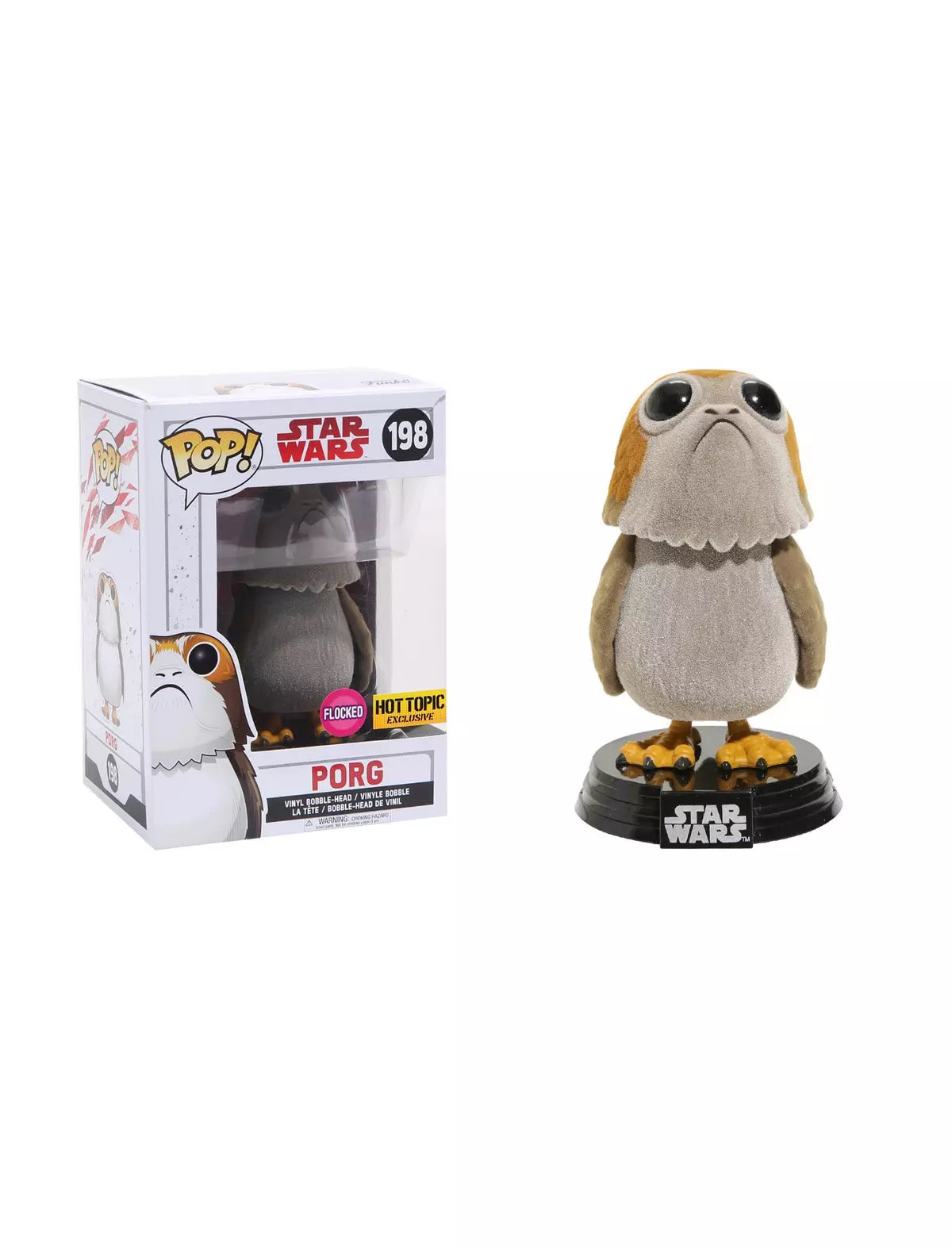 Funko Pop! Porg (Flocked) [Hot Topic Exclusive] #198