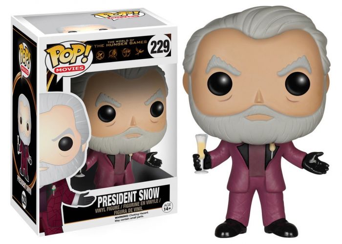 Funko Pop! The Hunger Games: President Snow #229 boxed product image