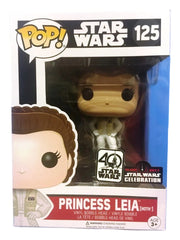 Funko Pop! Star Wars: Princess Leia  (40 Years) [2017 Orlando Star Wars Celebration] #125