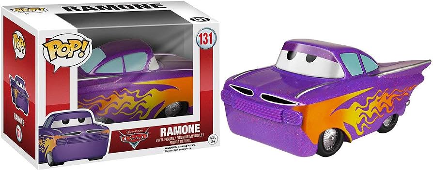 Funko Pop! Cars: Ramone (Purple) #131 (Stickers on Screen)