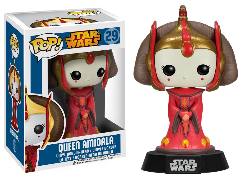 Funko Pop! Star Wars: Queen Amidala #29 (light crease on back)