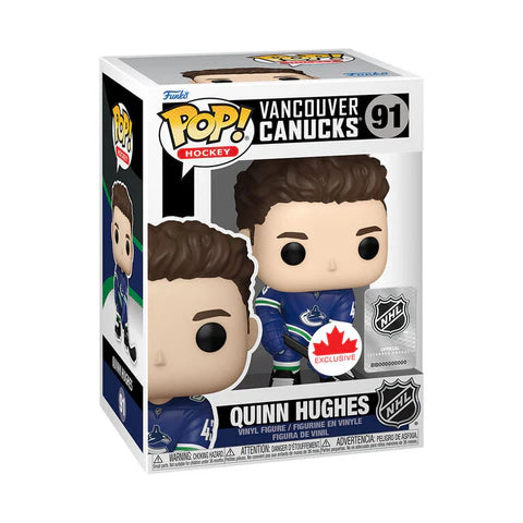 Funko Pop! Quinn Hughes (Canada Exclusive) #91 wrinkle on plastic