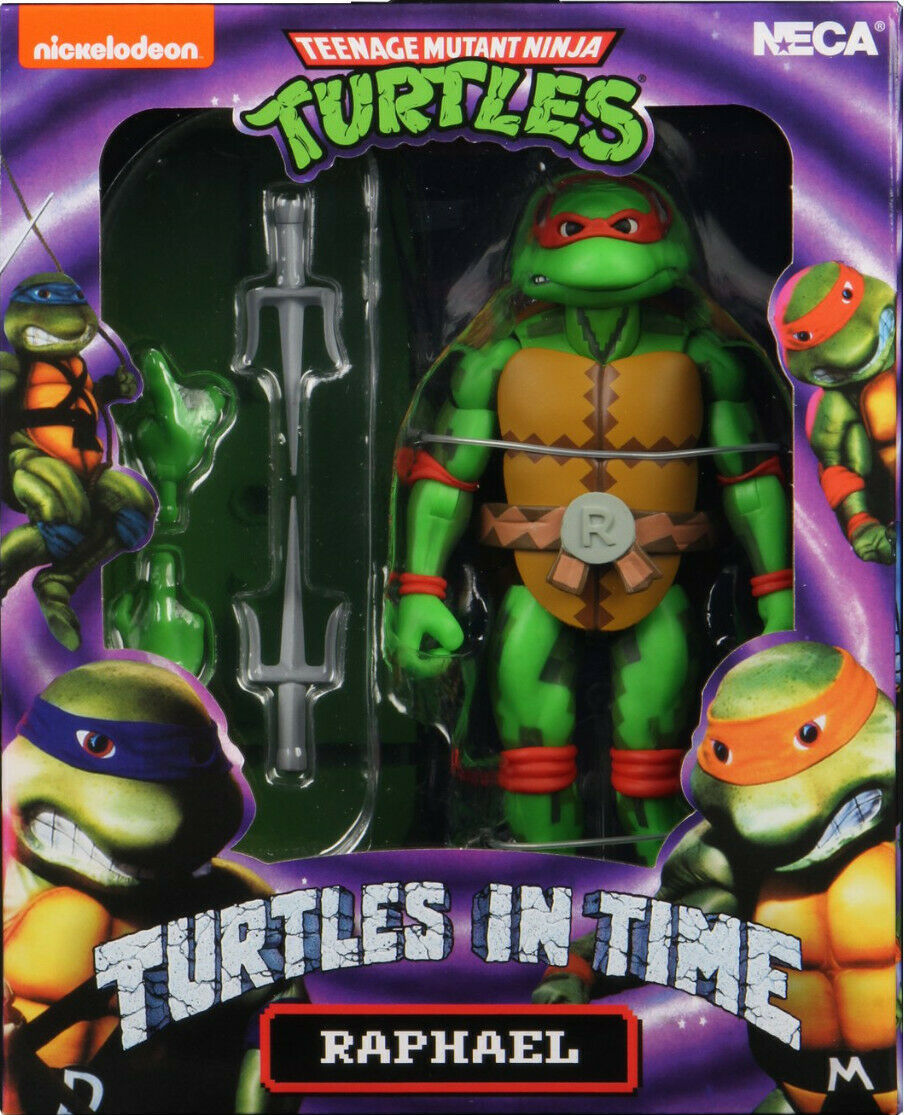 NECA: Teenage Mutant Ninja Turtles - Turtles in Time: Raphael 6-inch Action Figure