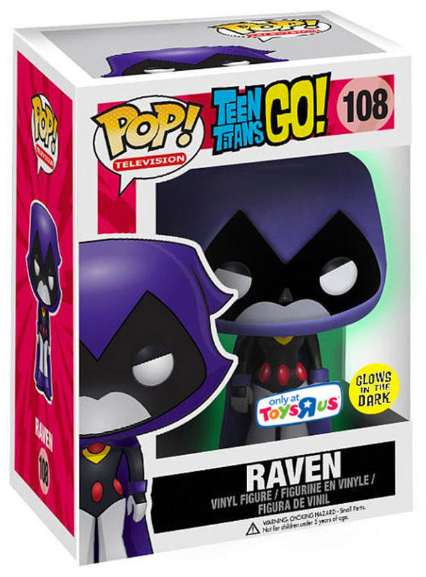 Funko Pop! Teen Titans Go!: Raven (Glow) (Toys "R" Us Exclusive) #108