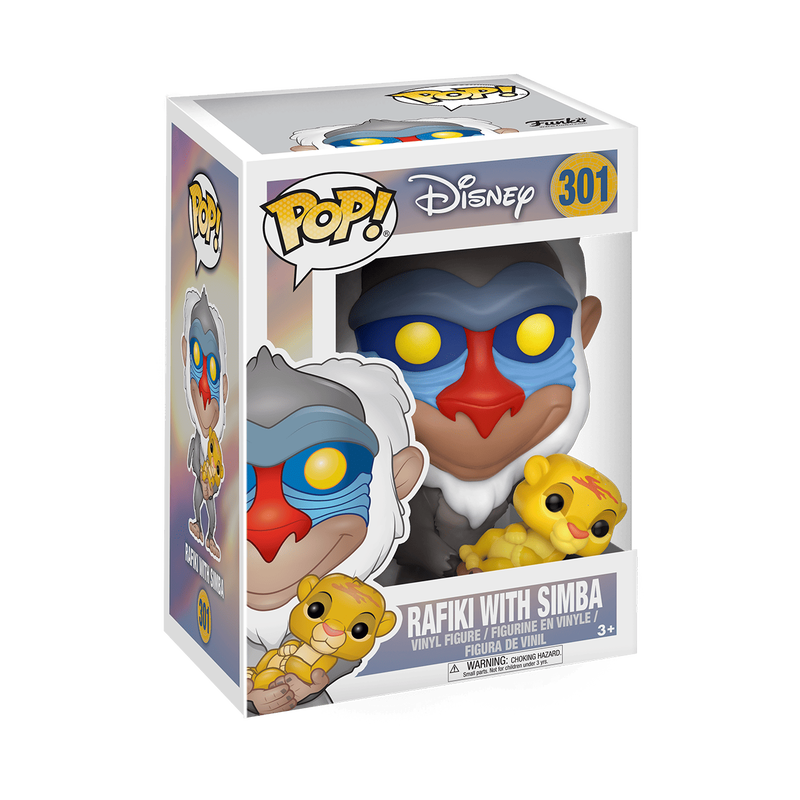 Funko Pop! The Lion King: Rafiki with Simba #301