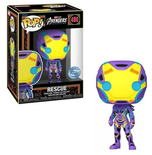 Funko Pop! Marvel Studios Avengers Endgame - Rescue 480 Blacklight Special edition Exclusive