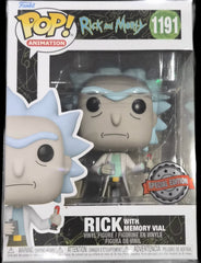 Funko Pop! Rick and Morty: Rick with Memory Vial (Special Edition) #1191