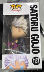Funko Pop! Jujutsu Kaisen: Satoru Gojo Unmasked with Hollow Purple #1137 (little shelf wear)