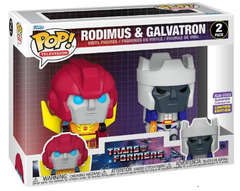 SDCC 2023 (Shared): Transformers POP! RODIMUS & GALVATRON 2-Pack