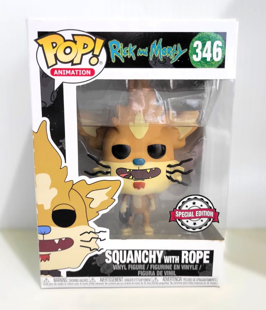 Funko Pop! Rick and Morty: Squanchy with rope (Special Edition) #346