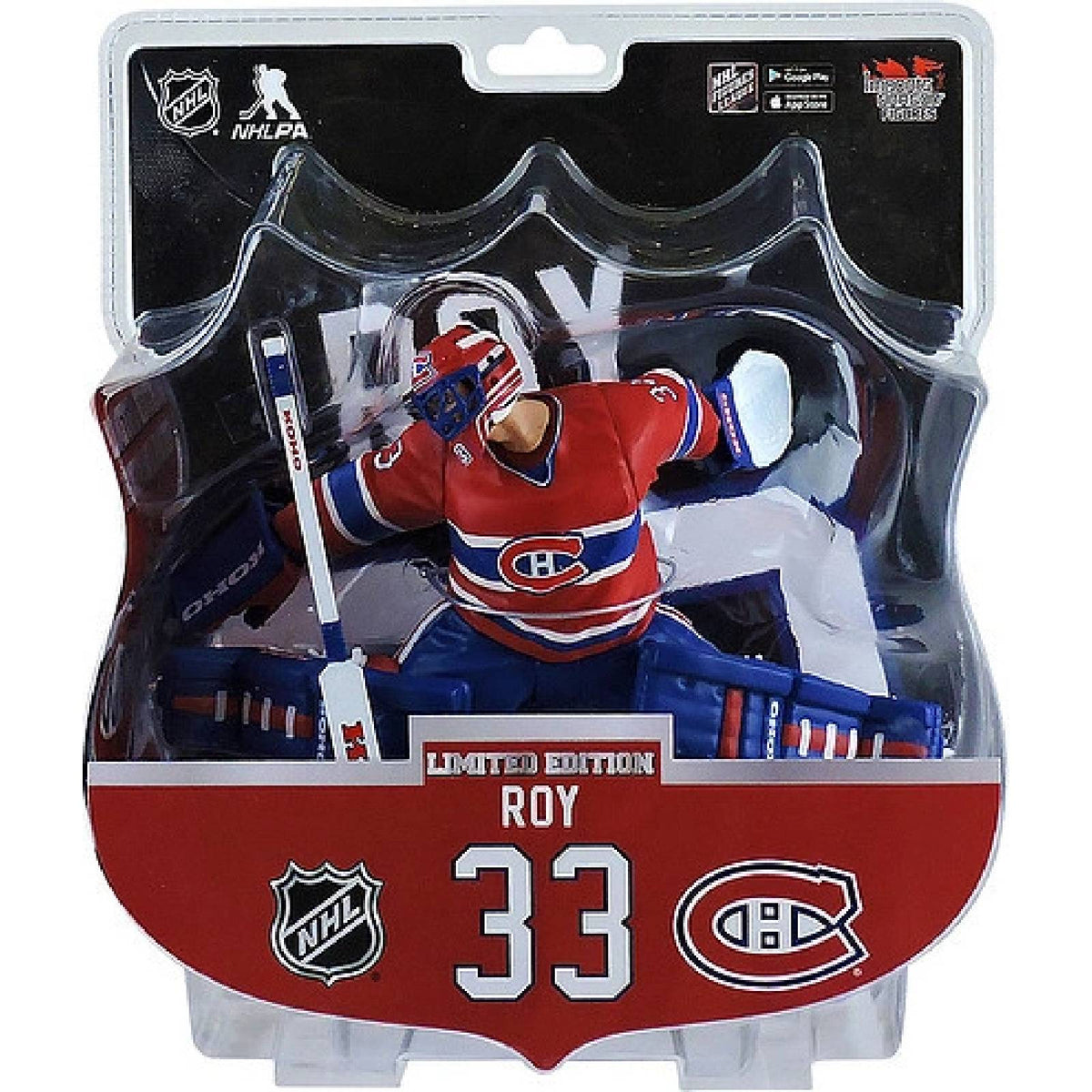 Import Dragon: Patrick Roy 33 Montréal Canadiens Player