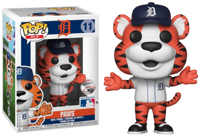 Funko Pop! MLB: Paws (Detroit Tigers) #11 (Shelf wear)
