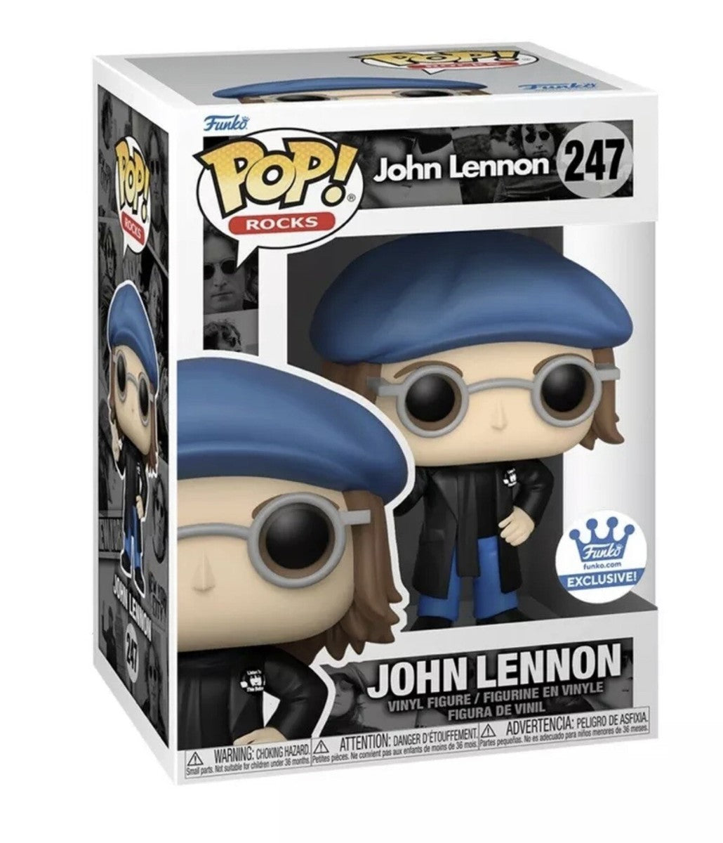 Funko Pop! Rocks: John Lennon (Funko Shop Exclusive) #247 (light shelf wear)