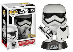 Funko Pop Star Wars First Order Stormtrooper Riot Gear 75 Walgreens Exclusive boxed figure
