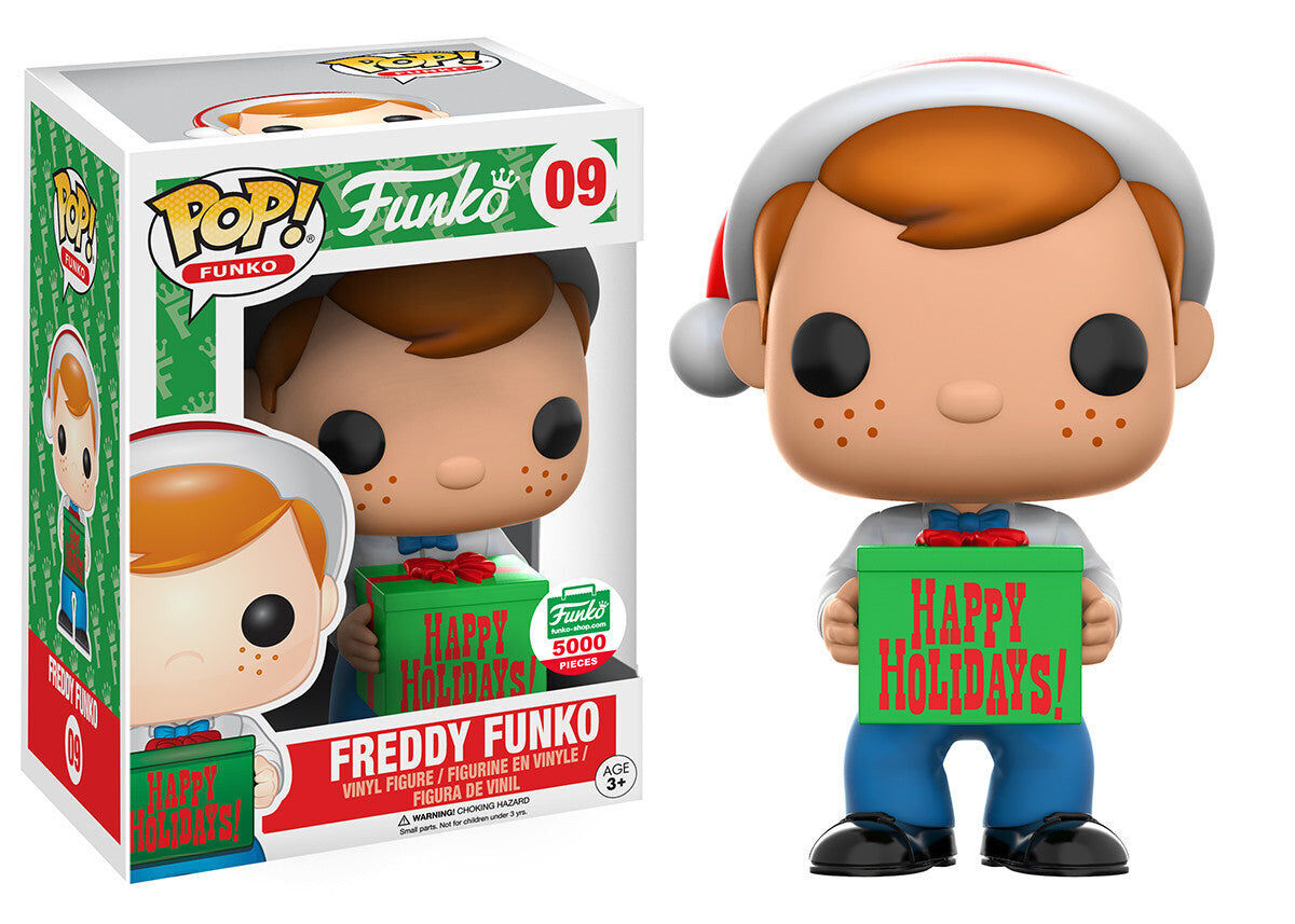 Funko Pop! Funko: Freddy Funko with Present (Funko Shop Exclusive) (Limited Edition 5,000 Pieces) #09
