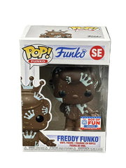 Funko Pop! Freddy Funko Brown and Light Blue Artist Series 2021 Box of Fun 1000 Pieces Limited Edition boxed figure