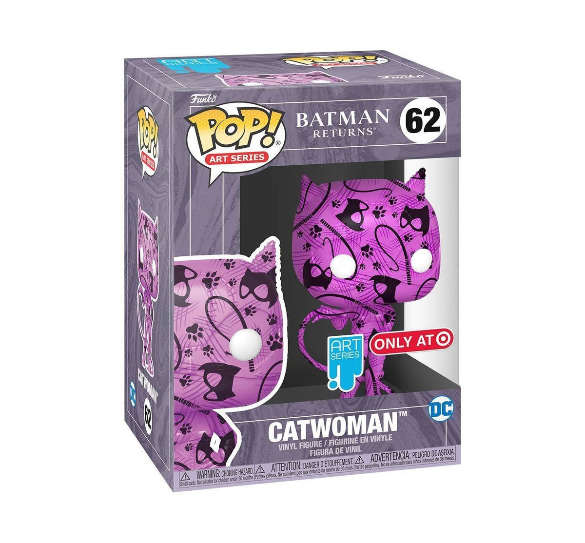 Funko Pop! Batman Returns: Catwoman (Art Series) (Target Exclusive) #62 (Hard Stack Included)