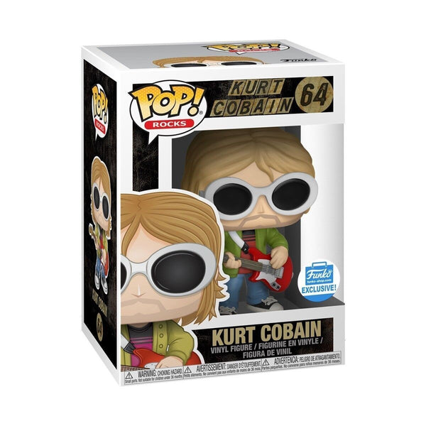 Funko Pop! Rocks Kurt Cobain Funko Limited Edition Exclusive #64 boxed figure