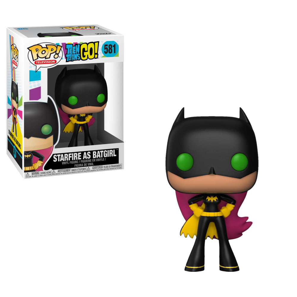 Funko Pop! Teen Titans Go!: Starfire as Batgirl #581 in retail box