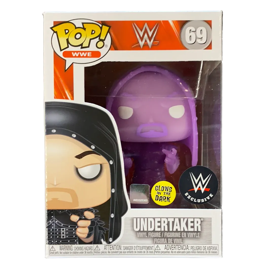 Funko Pop! WWE: Undertaker (Glow) (WWE Exclusive) #69