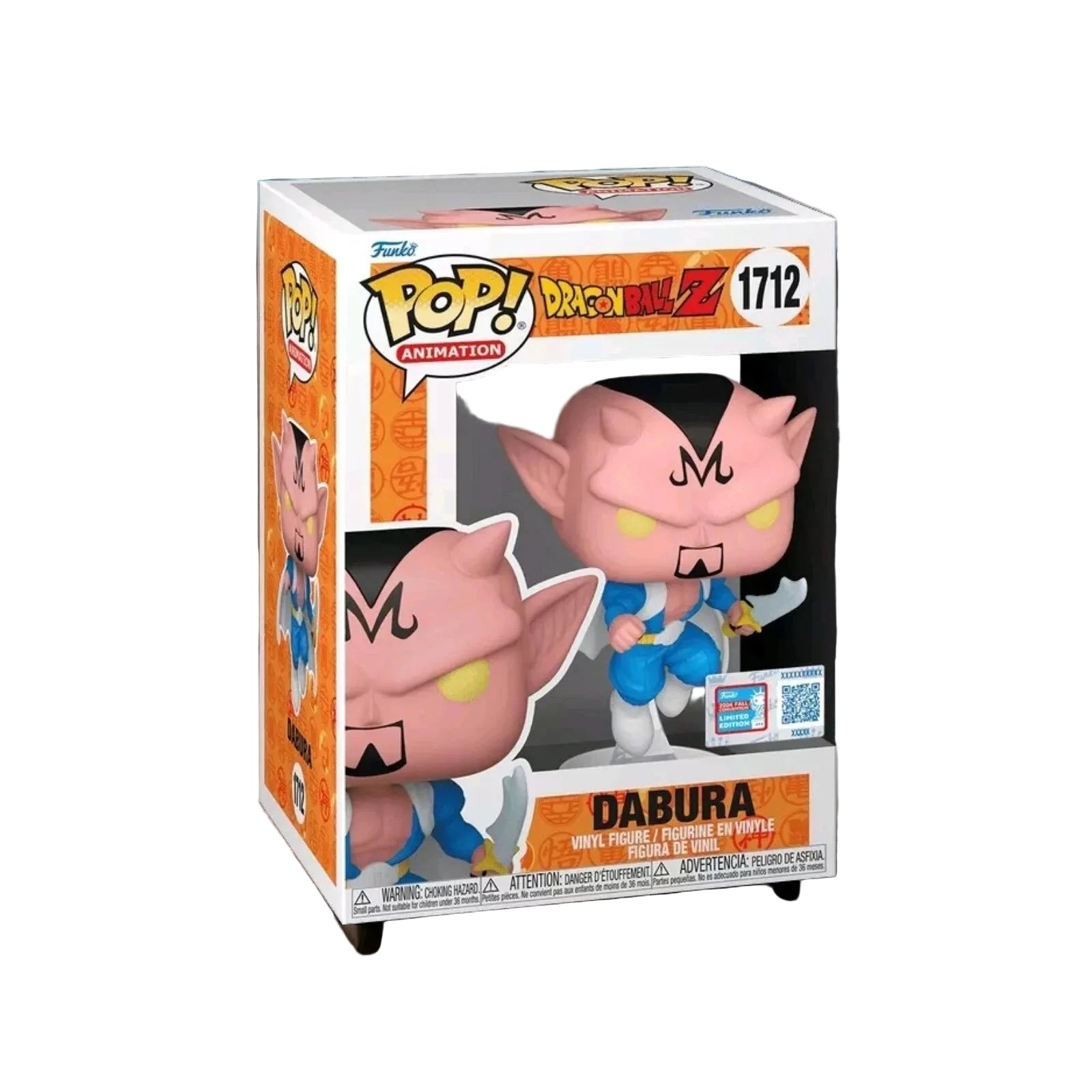 Funko Pop! Dragon Ball Z Dabura 2024 Fall Convention #1712 in box
