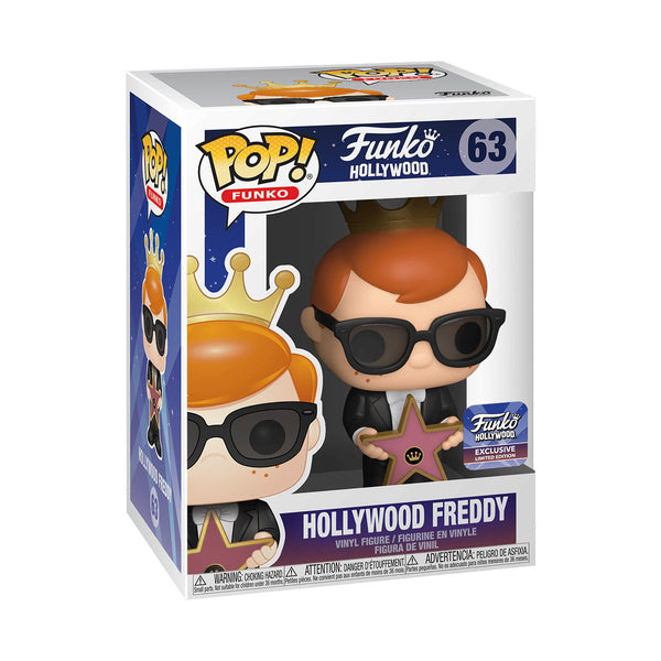 Funko Pop! Funko Hollywood: Hollywood Freddy (Funko Hollywood Exclusive) #63 in retail box