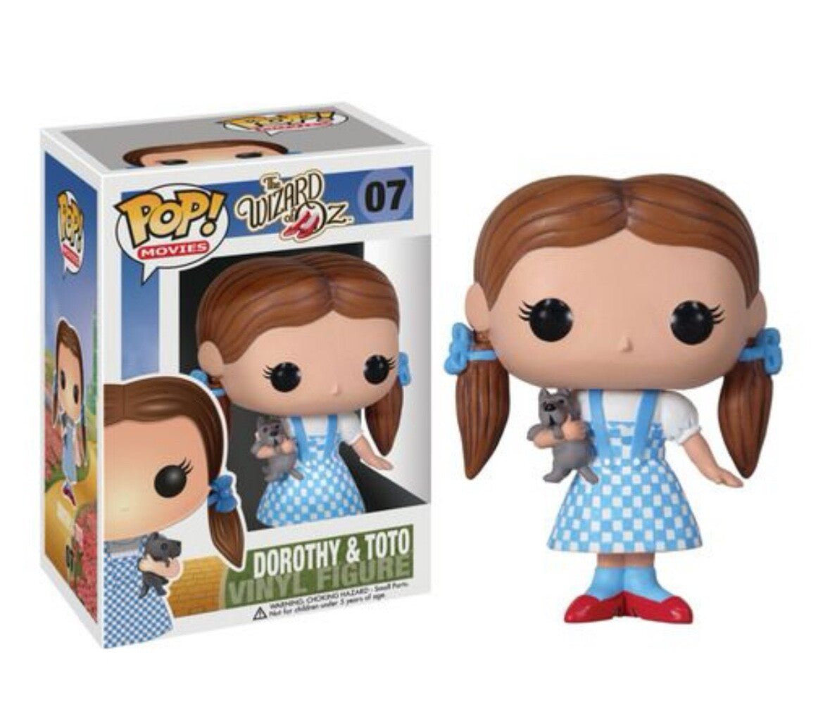 Funko Pop! The Wizard of Oz: Dorothy & Toto #07 with retail box