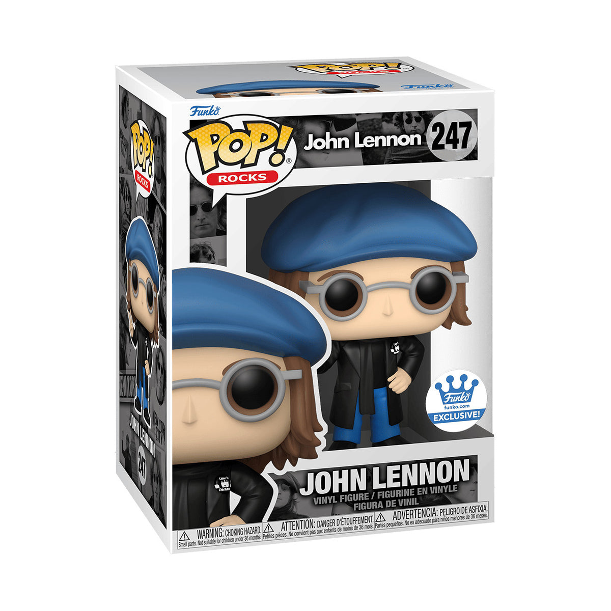 Funko Pop! John Lennon (Funko Shop Exclusive) #247 in retail box