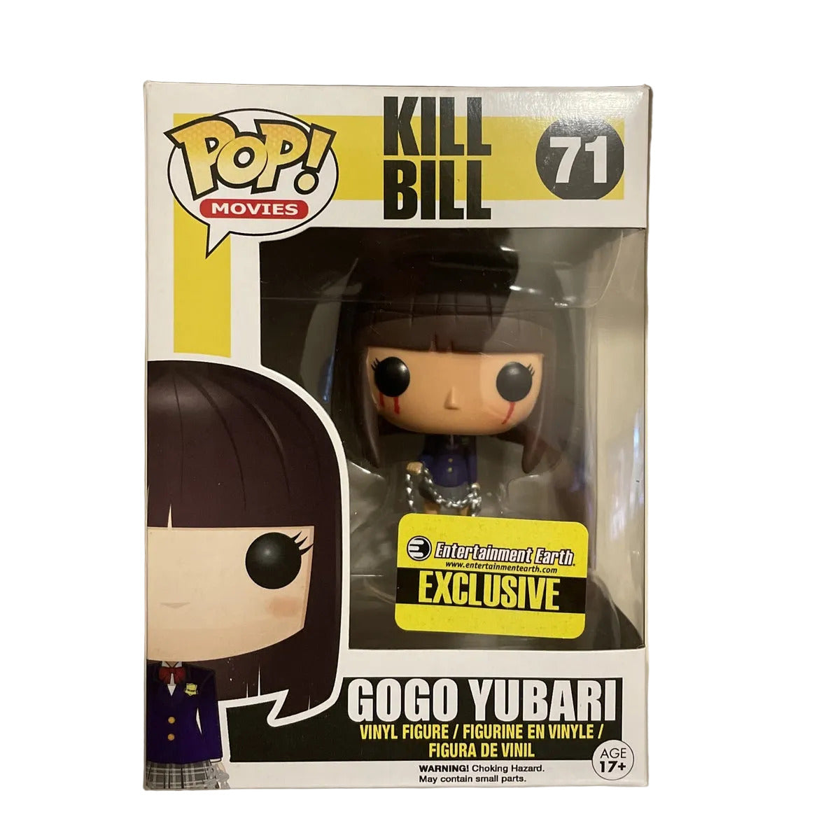 Funko Pop! Kill Bill Gogo Yubari #71 Bloody Entertainment Earth Exclusive boxed figure