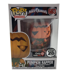 Funko Pop! Power Rangers Pumpkin Rapper 25th Anniversary GameStop Exclusive #663 in retail box
